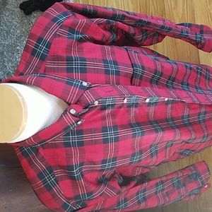 Pendleton light weight wool button-down shirt.